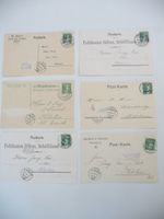 1910  /  6 antike Postkarten