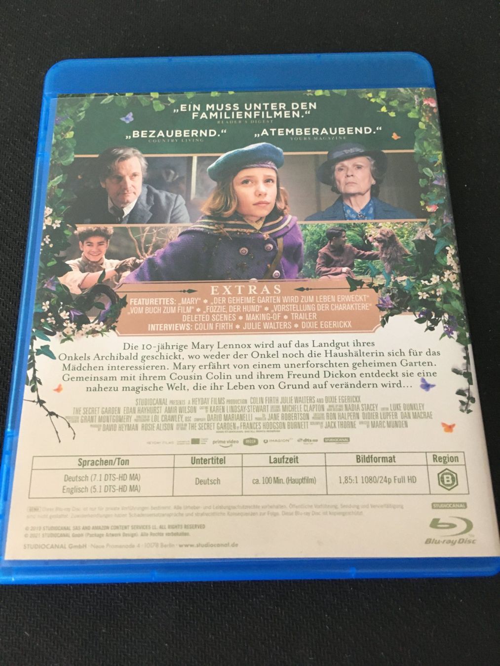 Alle DVDs: Der Geheime Garten [Blu-ray] – Gebraucht aus St.Gallen von MedienJoe 1