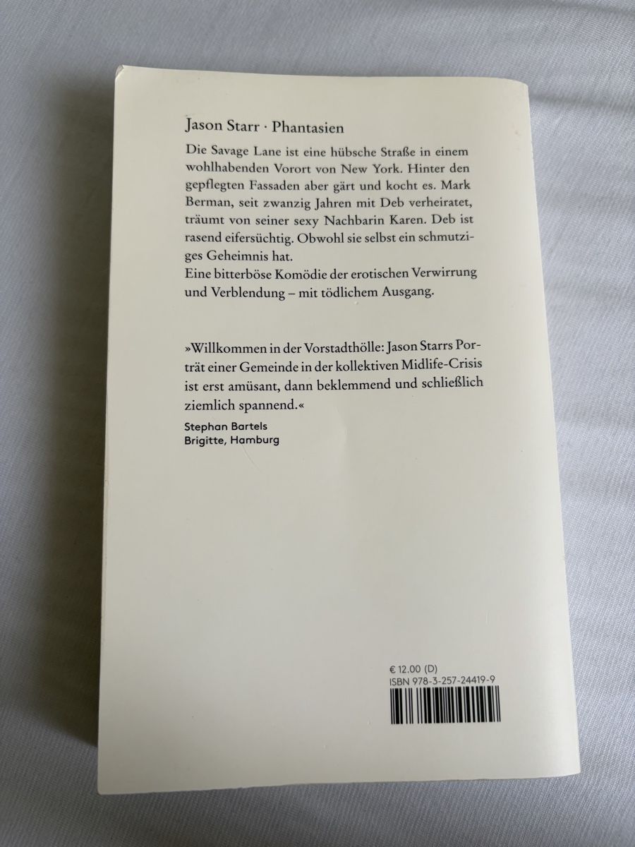 Libri: Phantasien - Jason Starr – Nuovo (secondo la descrizione) da Zug venduto da alex___4 1