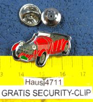 LAGONDA OLDI AUTO PIN GLASIERT MIT SECURITY-CLIP KLEIN-FEIN