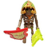 PLAYMOBIL 70752 SAL'AHARI ARMY 05 BLACK SKELETON‪ W. AXE