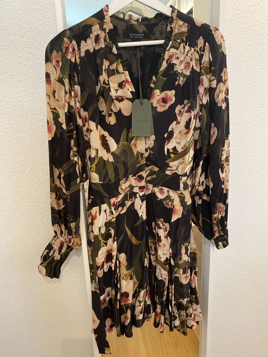 Allsaints Kleider: Allsaints Kleid geblümt – Neu (gemäss Beschreibung) aus Zug von sschnide92