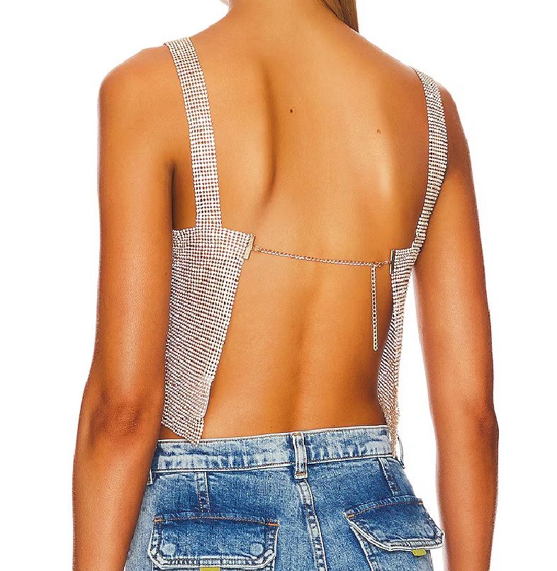 Tops: Funkelndes Top aus Strass Marke Superdown – Gebraucht aus Thalwil von GerSutter 4