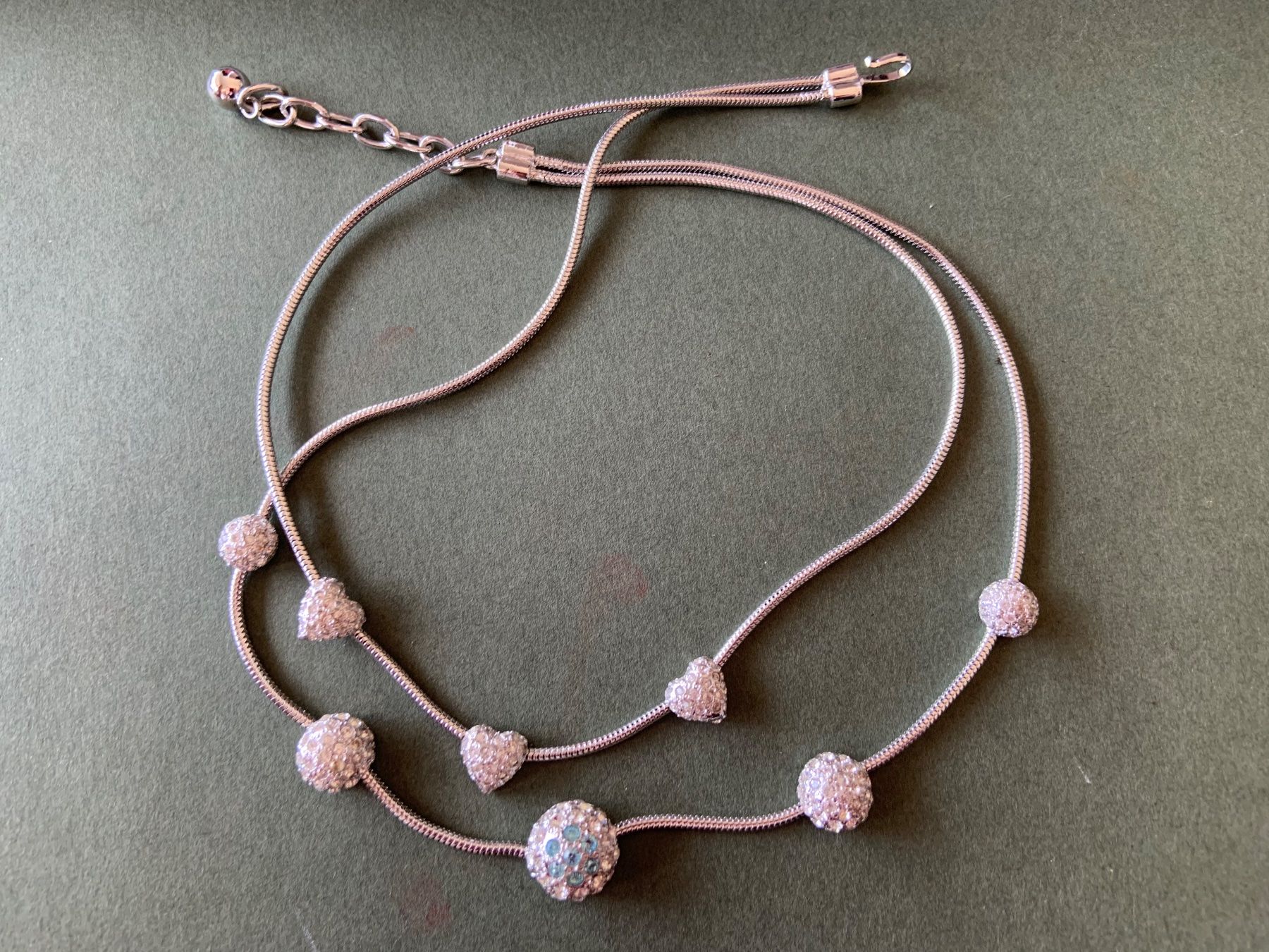 Catenine: Kette mit Herzen glänzend (40cm) – Usato da Laufen venduto da Bellebellezza 2