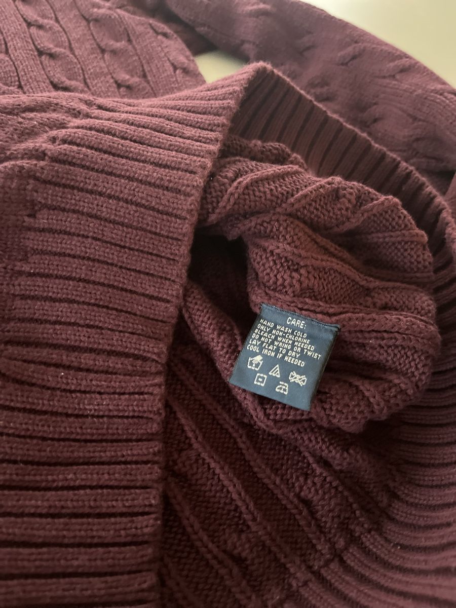 Ralph Lauren Maglioni & Felpe: Gut erhaltener Ralph Lauren Strickpullover, bordeauxrot S – Usato da Adetswil venduto da dp9 5