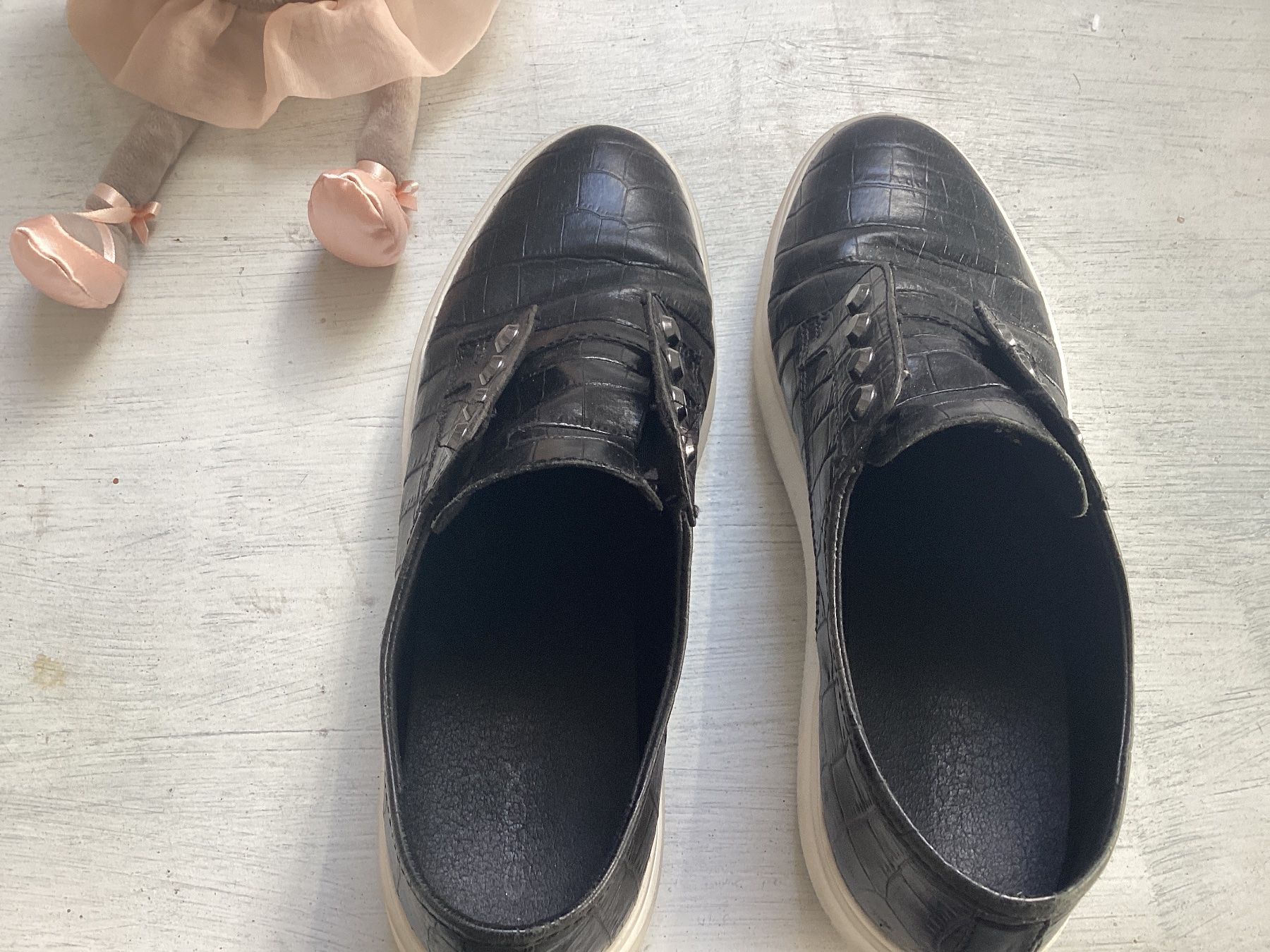 Geox Scarpe da donna: GEOX schwarze Sneaker / Halbschuhe Leder Grösse 39 – Usato da Homberg b. Thun venduto da Homata 3