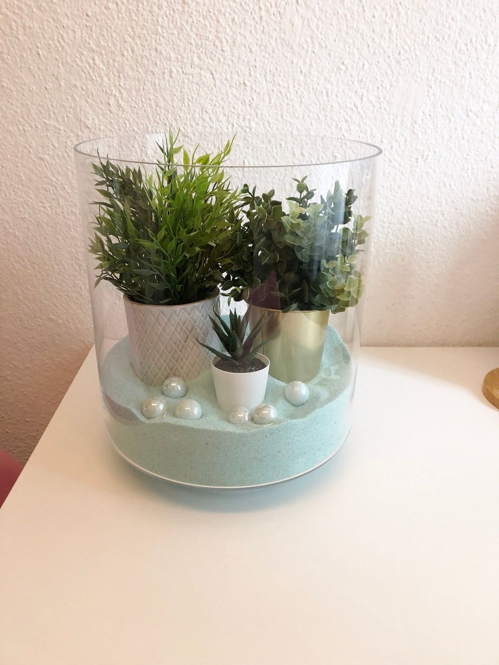 Interio Vase & Récipients: Dekovase mit Dekoblumen und Sand – Neuf (Voir description) à Glattbrugg par Ariel012 8