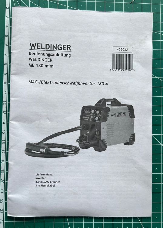 Weldinger ME 180 mini Schweissgerät | Kaufen auf Ricardo