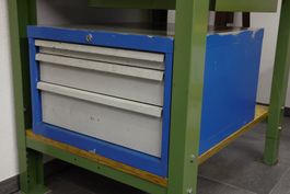 Werkstatt Schubladenblock blau grau gebraucht, evtl. Lista