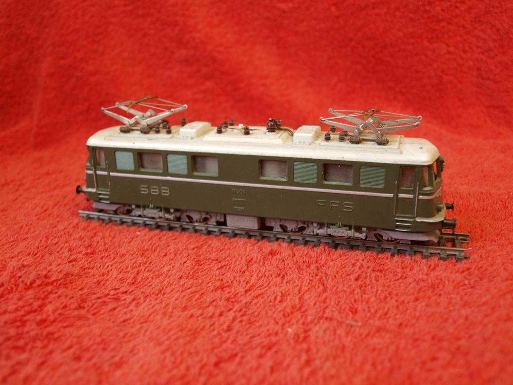 Ae 6/6 11404 SBB spur H0 von Kleinbahn getestet (Defekt) in Aarau für ...