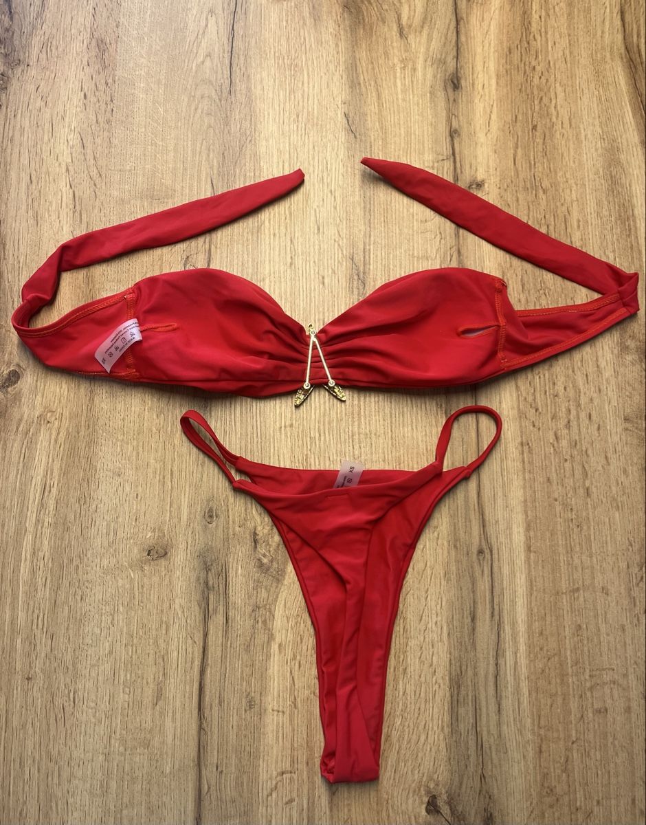 Costumi da bagno & Bikini: Sommerliche Bikini in Rot, Gr. XS – Nuovo (secondo la descrizione) da Cunter venduto da tiramisuuu_ 1