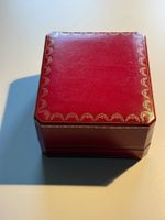 Cartier Lederbox rot, für Panthère-Uhr 525, gebraucht