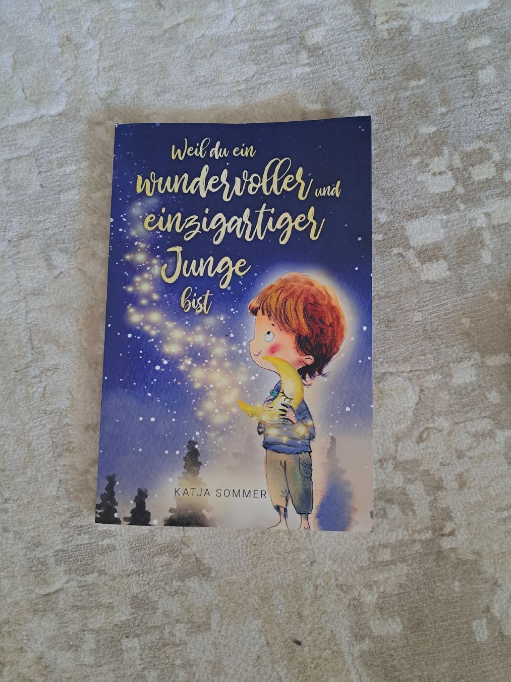 Libri: Buch "Weil du ein wundervoller und einzigartiger Junge bist" – Nuovo (secondo la descrizione) da Solothurn venduto da mar_zmy8