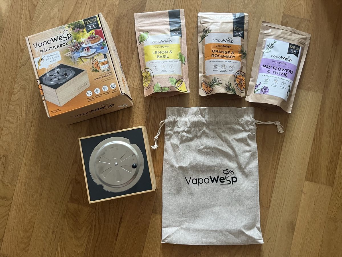 Duftöldiffusoren: VapoWesp Räucherbox mit Duftpulver Neu! – Neu und originalverpackt aus Frauenfeld von heyLani