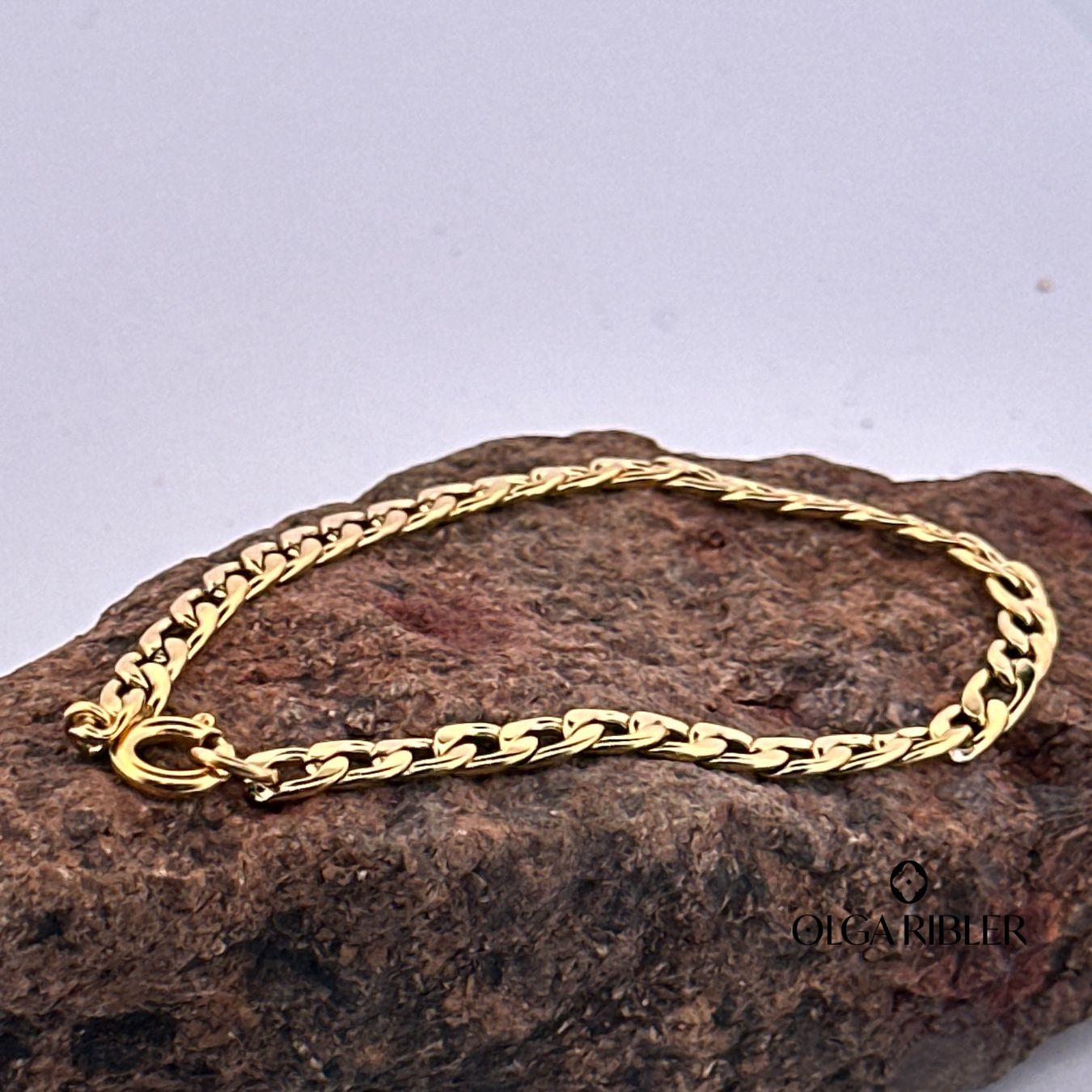 Olga Ribler Bracciali & Braccialetti: Edelstahl Armband, vergoldet – Nuovo (secondo la descrizione) da Luzern venduto da MonikaS03 2