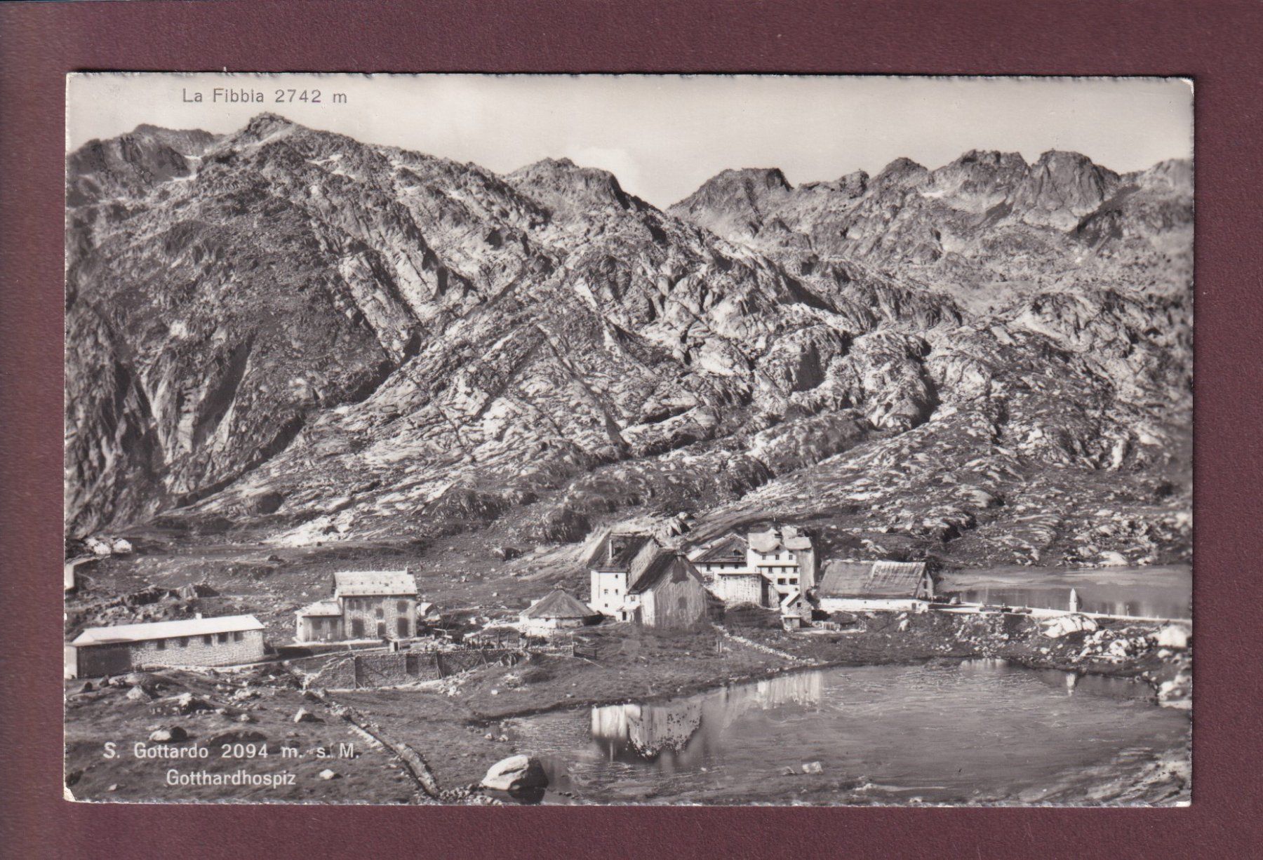 Cartoline postali: GOTTHARD HOSPIZ - S. GOTTARDO – Usato da Pully venduto da nicecards