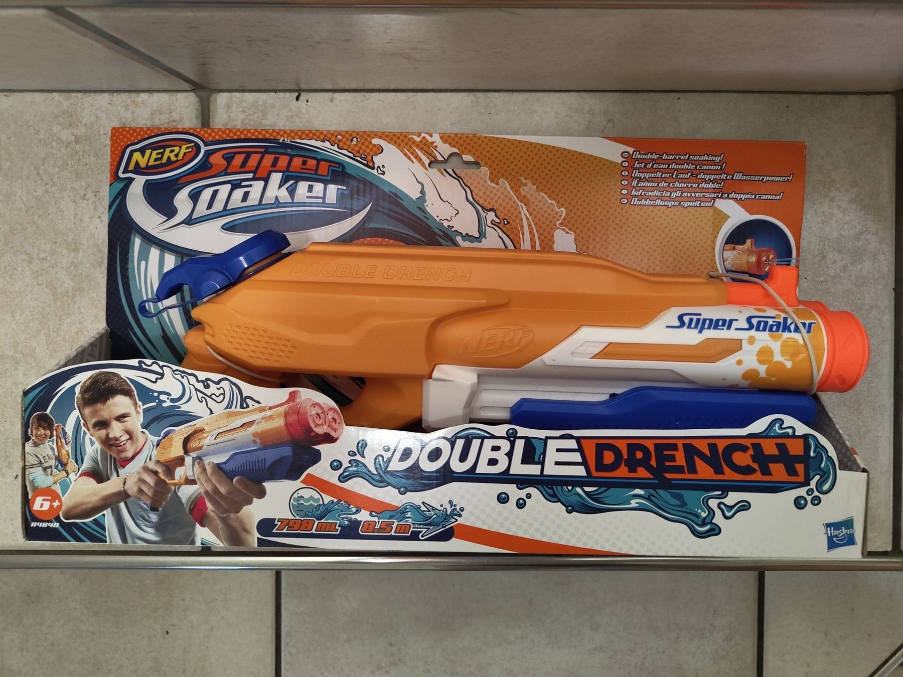 Nerf Giocattoli: NERF Super Soaker Double Drench Wasserpistole neu – Nuovo e nell'imballaggio originale da Schänis venduto da Second_Life_