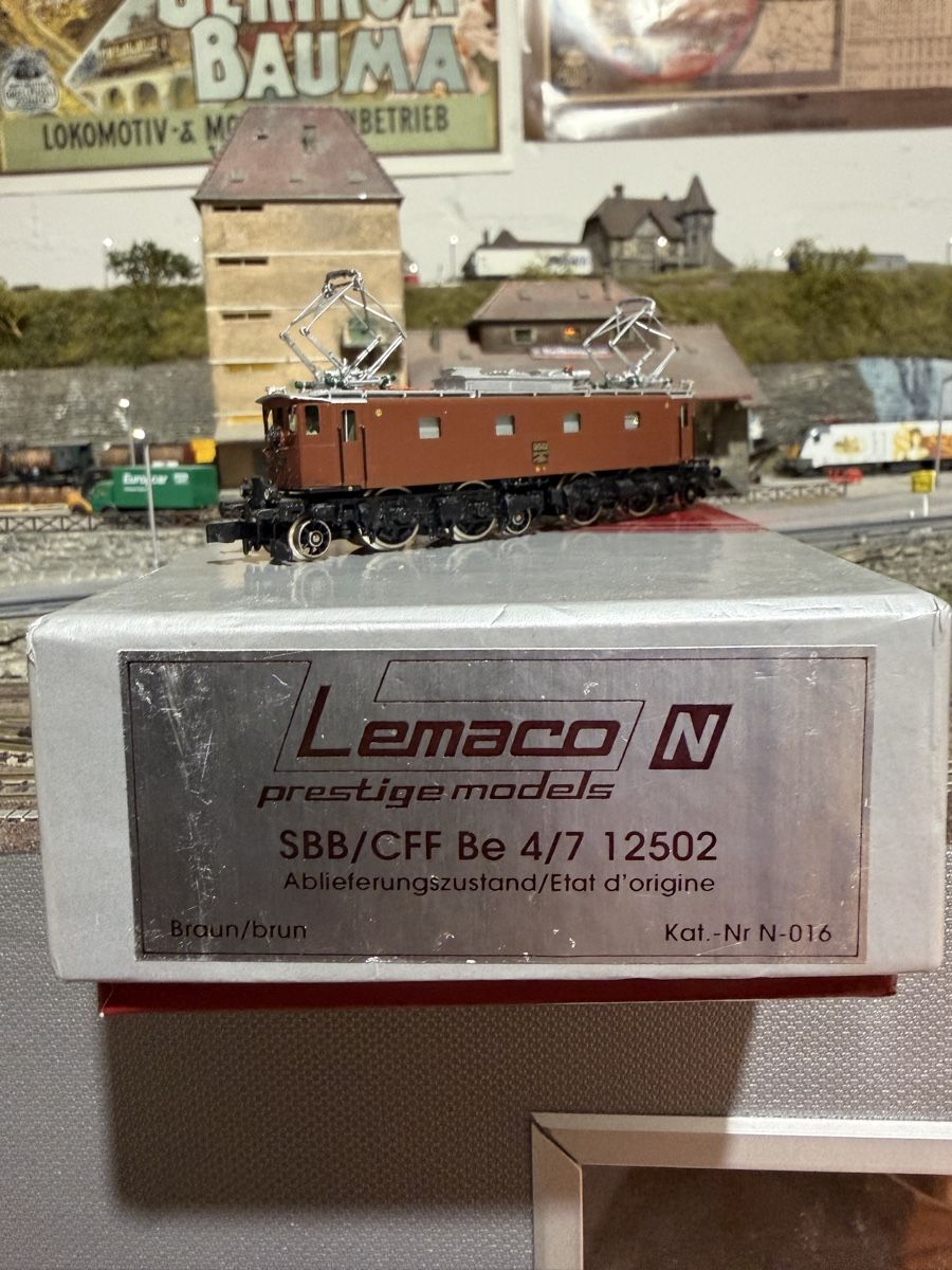 Lemaco Trains électriques: Lemaco SBB Be 4/7 Braun Digital – D'occasion à Pfäffikon ZH par HR89 6