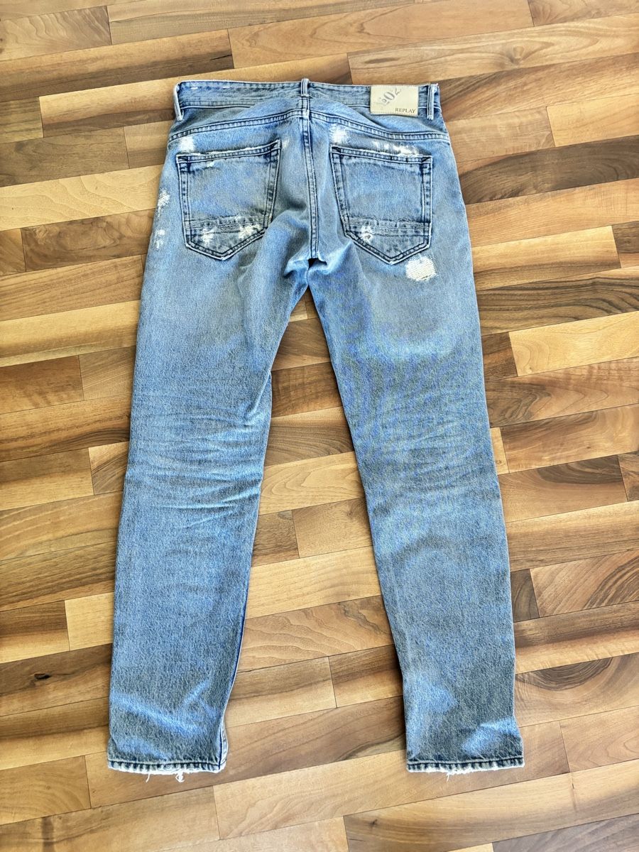 Replay Jeans: Replay Jeans, THYBER, Gr.30, hellblau, modisch destroyed – Usato da Embrach venduto da Roniiii 4