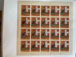 Briefmarken Bogen Settimana Svizzera 20 Stück ungebraucht