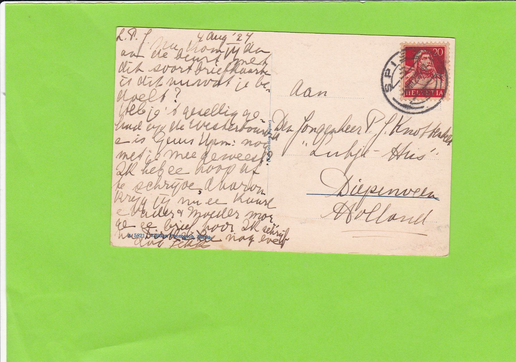 Cartes postales: Spiez-Kirche mit Niesen – D'occasion à St. Peterzell par neckertal 1