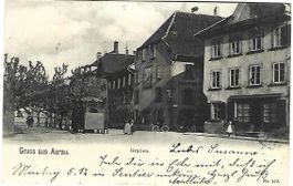 Gruss aus Aarau Graben