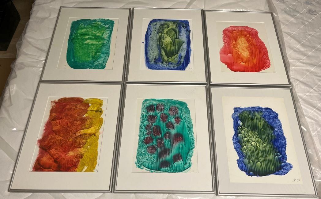 Gemälde: Bilder 6 Original Aquarelle in Wechselrahmen – Gebraucht aus Mumpf von dadaboygugu 1