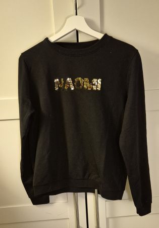 Pullover Schwarz mit Pailetten Tom Tailor