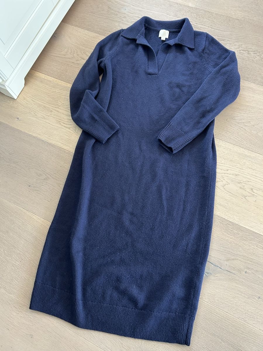 H&M Vestiti: Strick Kleid lang blau H&M Gr. 38 M – Usato da Zug venduto da Gibbi80