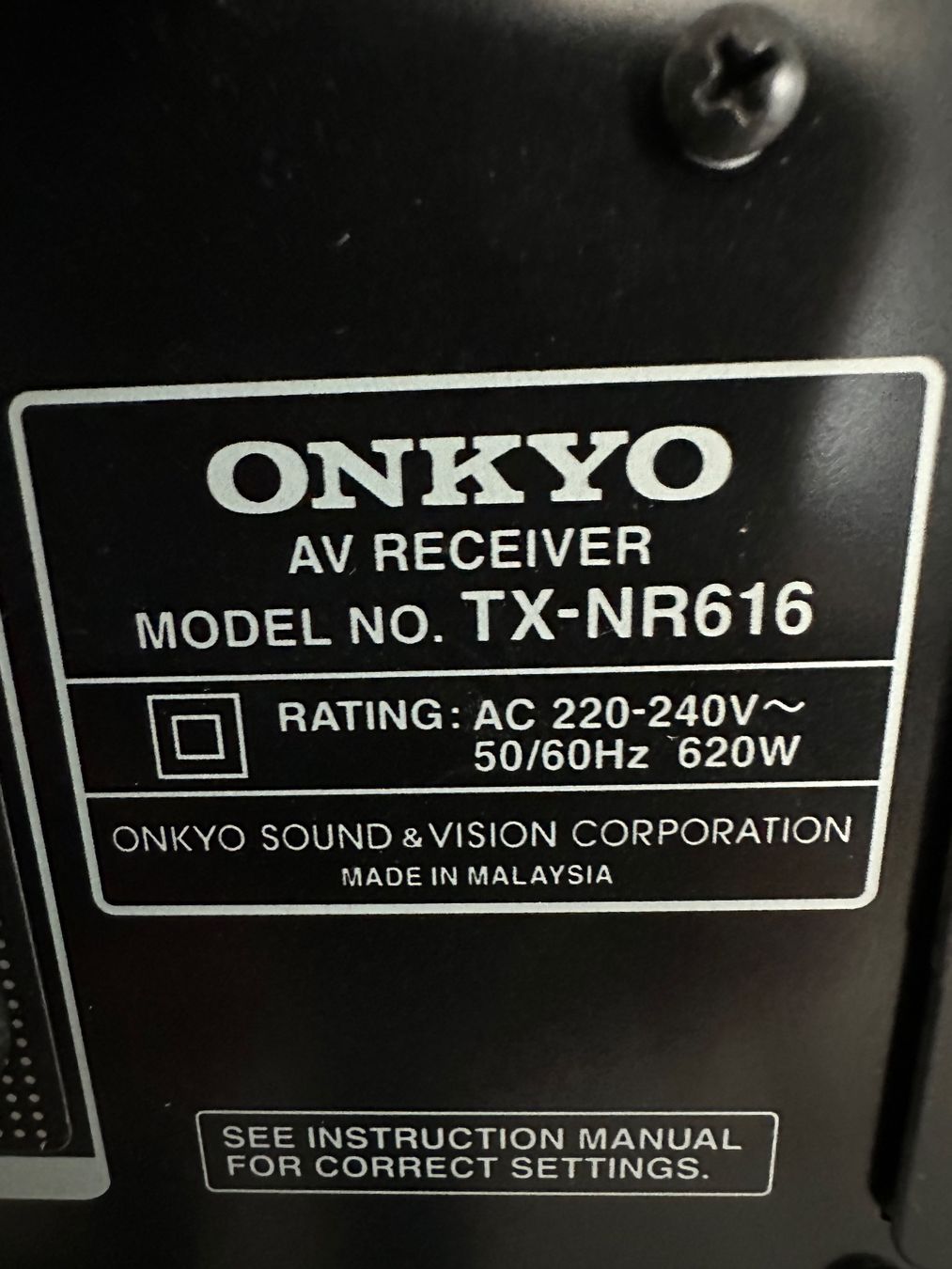 Onkyo Récepteurs: ONKYO TX-NR616 Black – D'occasion à Uster par Niki1922 6