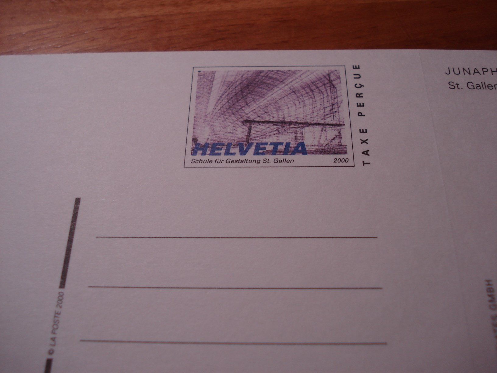 Alle Briefmarken: Satz Bildpostkarten Junaphilex 2000 St Gallen ** + ET-o – Gebraucht aus Niederwil AG von morostahu 4