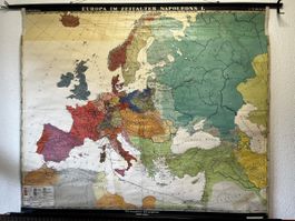 Schulwandkarte zu Zeiten Napoleon I
