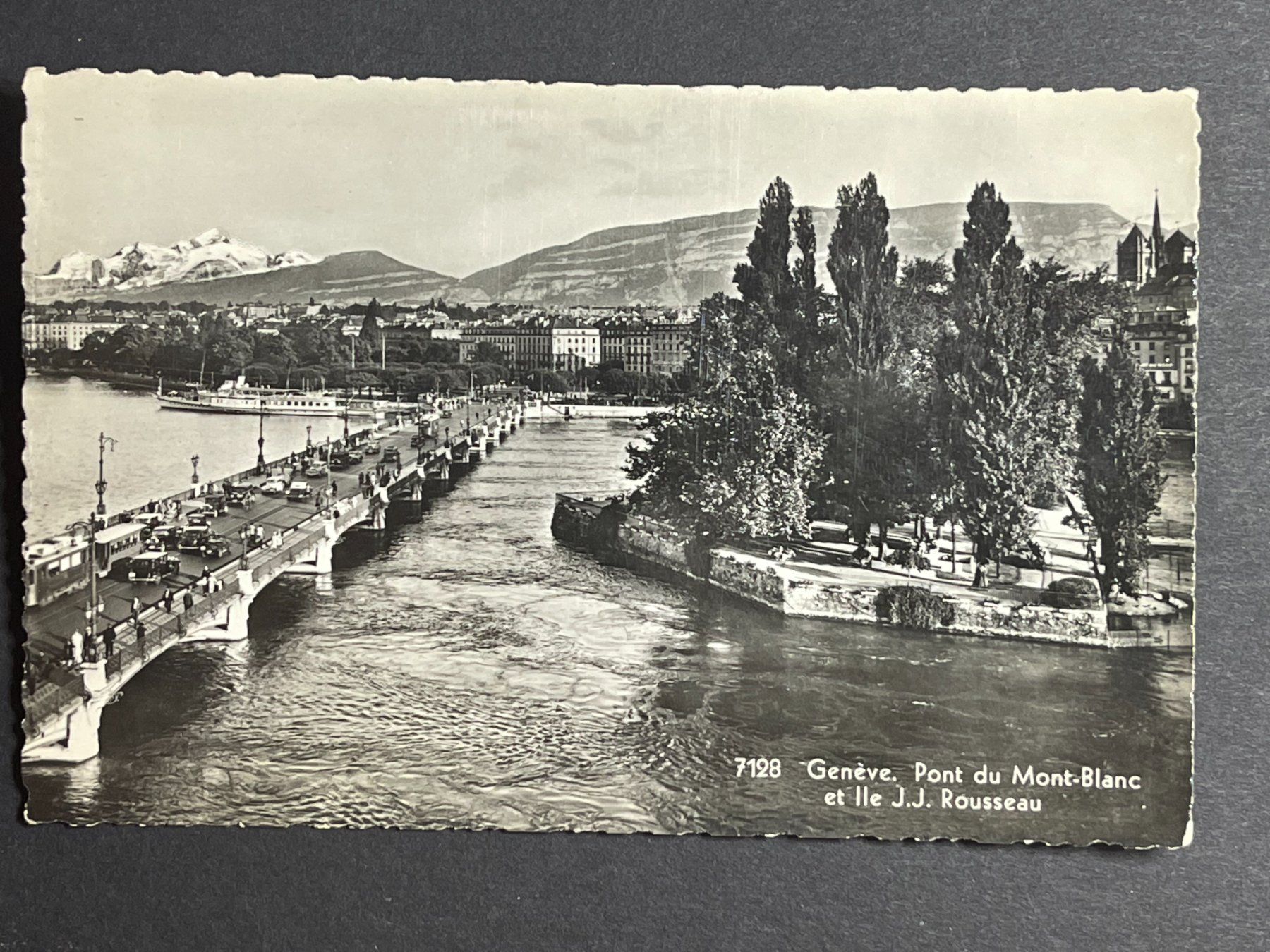 Cartoline postali: Genève - Pont du Mont-Blanc – Usato da Steg VS venduto da _vinci_