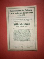 Landeskarte Wildstrubel Blatt 263 1:50000 von 1935