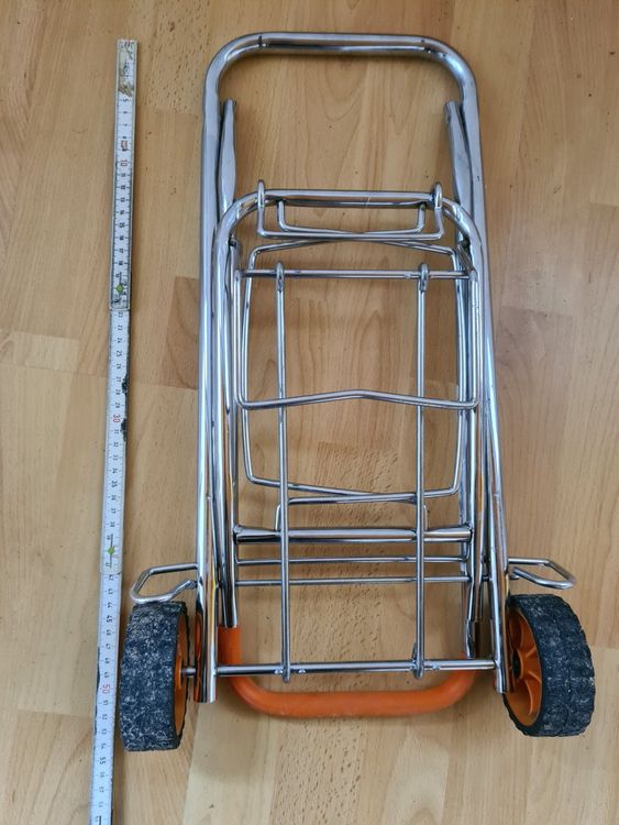 JKC Klappbare Sackkarre Aus Aluminium – Faltbar, Max. 80 Kg, Mit Verstellbarer Höhe & Spannseil