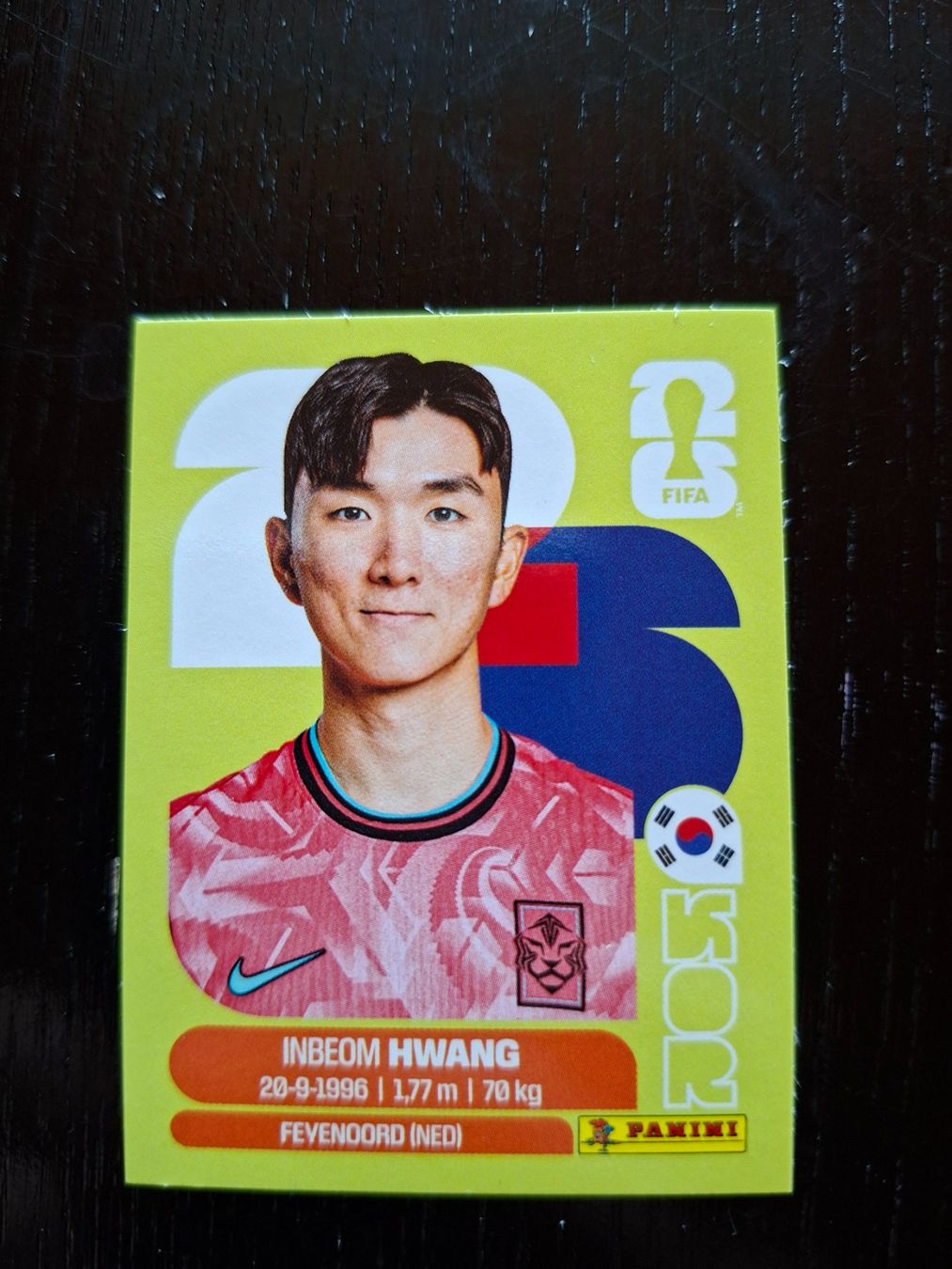 Panini Carte collezionabili: WM 2026 Sticker Inbeom Hwang KOR 11 – Nuovo (secondo la descrizione) da Erlinsbach venduto da pfunky