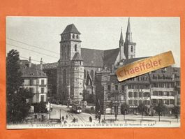 Originale Ansichtskarte Strassburg Kirche, alt