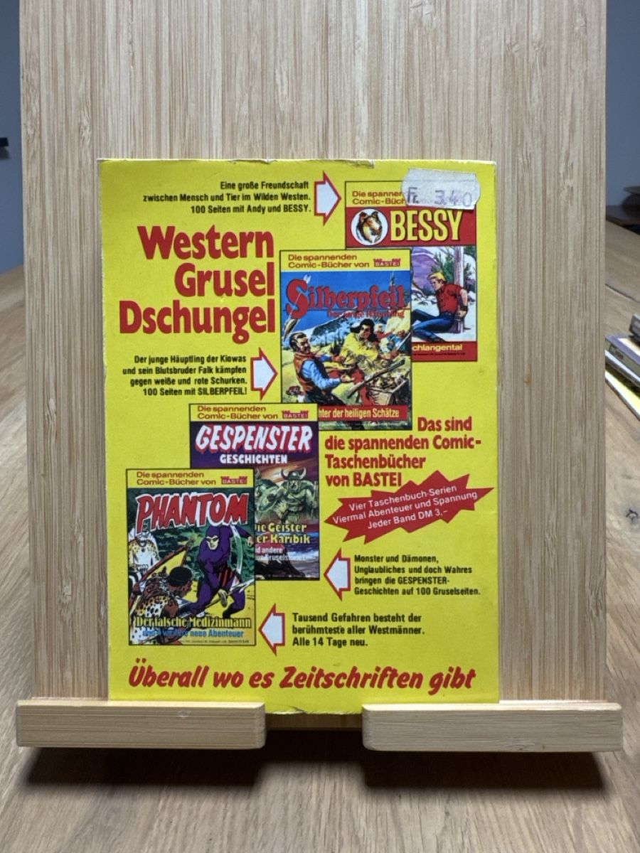 Fumetti: Bessy Comic-Buch Nr. 4 "Das Urteil des roten Zauberers" – Usato da Kestenholz venduto da smsale23 1