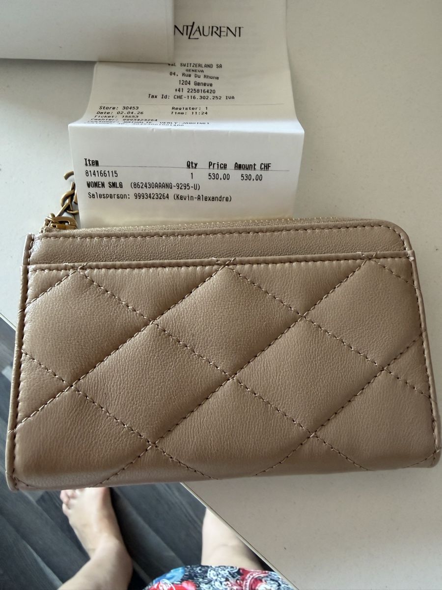 Saint Laurent Portamonete: Porte-carte Yves Saint Laurent – Nuovo e nell'imballaggio originale da lausanne venduto da Boulet2001