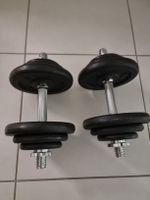 2x 20kg Kurzhanteln Gusseisen – 40kg Set verstellbar
