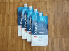 4x originale Sawyer Quetsch-Beutel (ca. 1L) - NEU