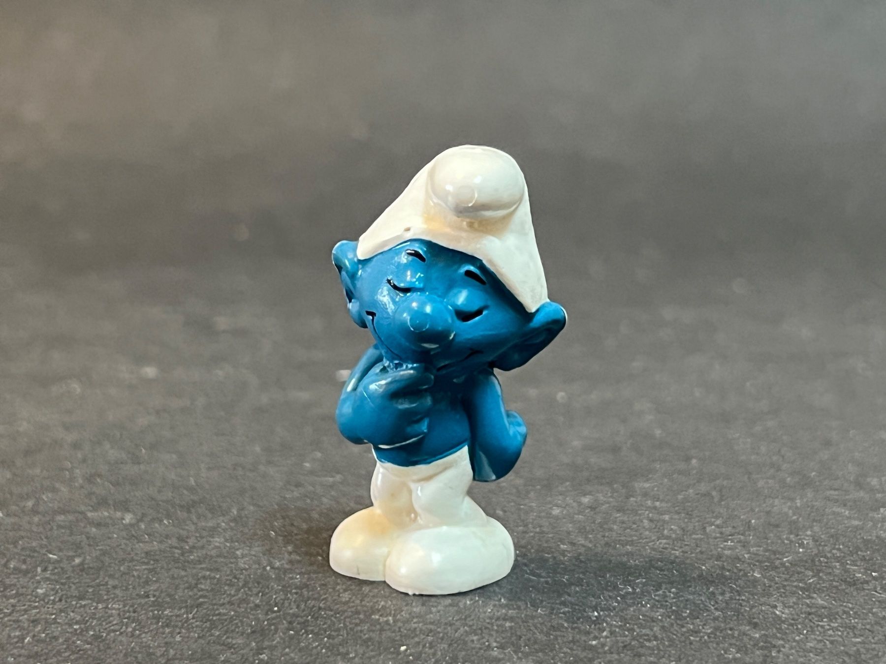 Bullyland Statuette: Schüchterner Schlumpf - Bully Peyo – Usato da Ennetbaden venduto da mapa05 1