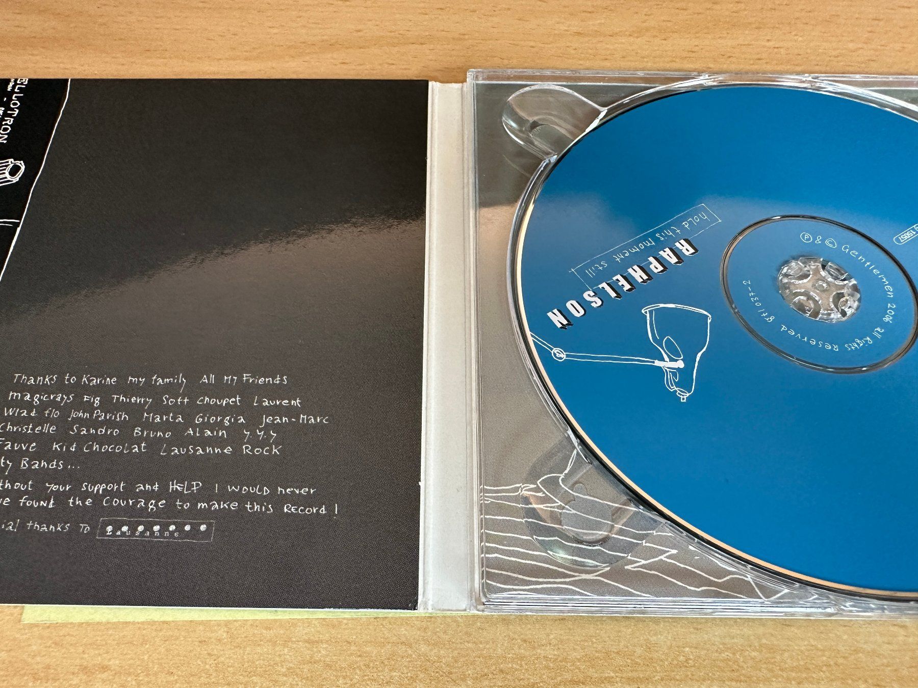 CD: Raphelson – Hold This Moment Still – Usato da Rikon im Tösstal venduto da Alpenmutz 2
