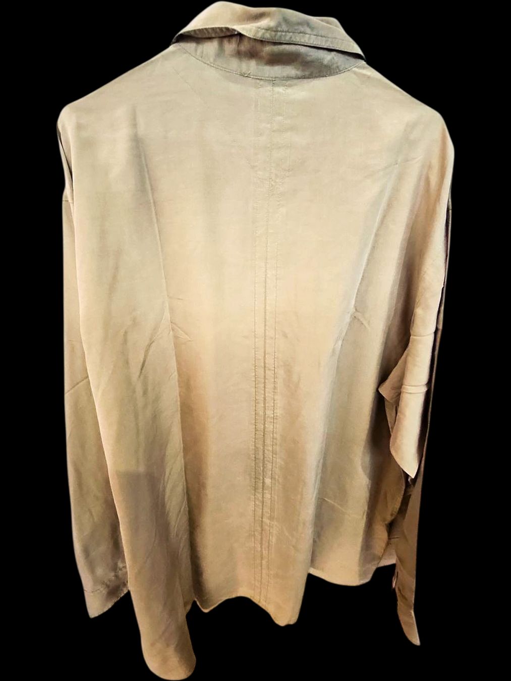 Camicie: Einhorn beiges Button-Down-Hemd mit Taschen – Usato da Zug venduto da vinokilo 3