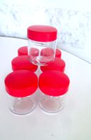 7 Glasgefäße