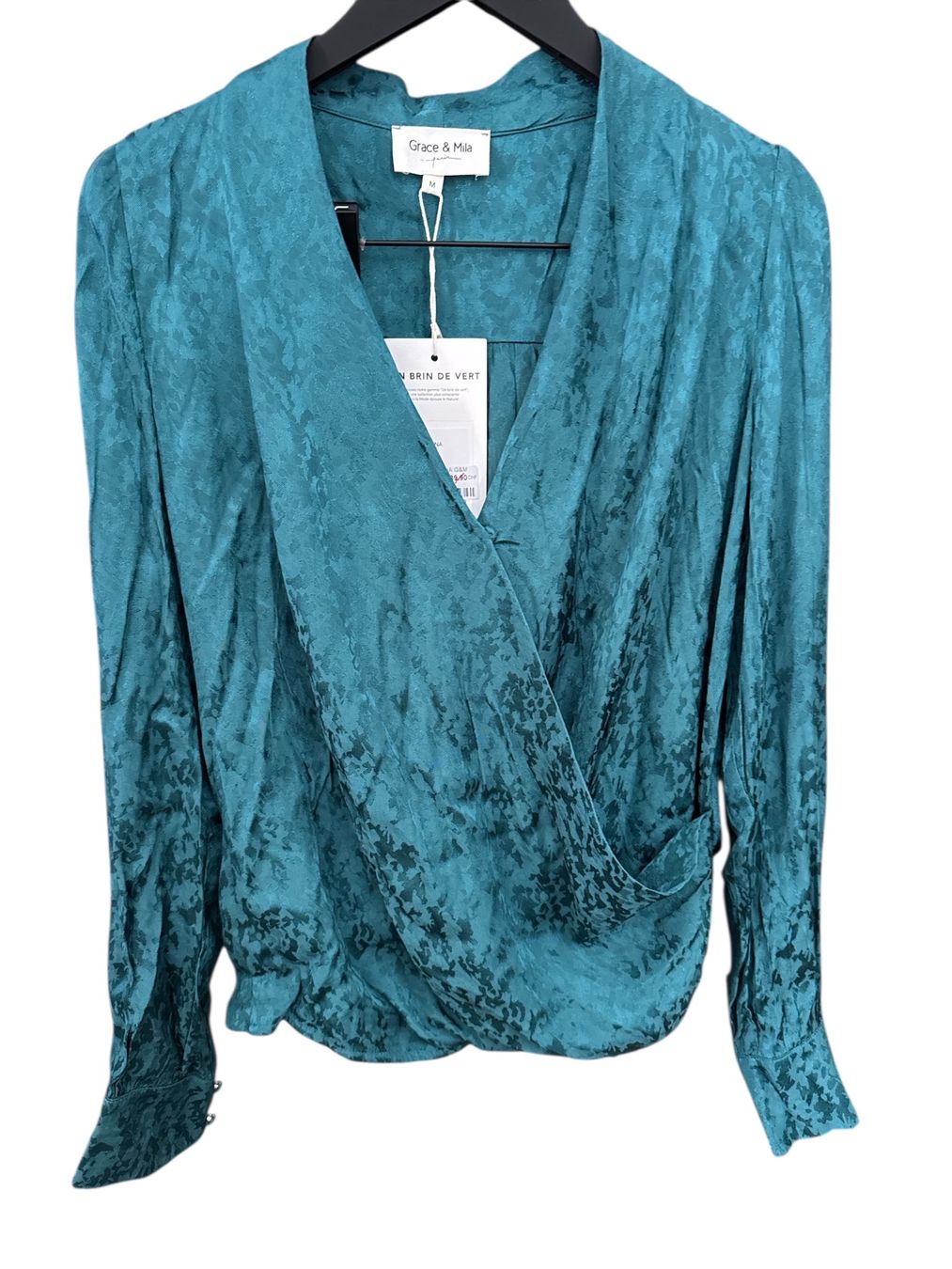 Grace Camicette: Grace & Mila blouse pétrole - neuve - taille M – Nuovo e nell'imballaggio originale da Vuisternens-Romont venduto da gol_xp6p 1