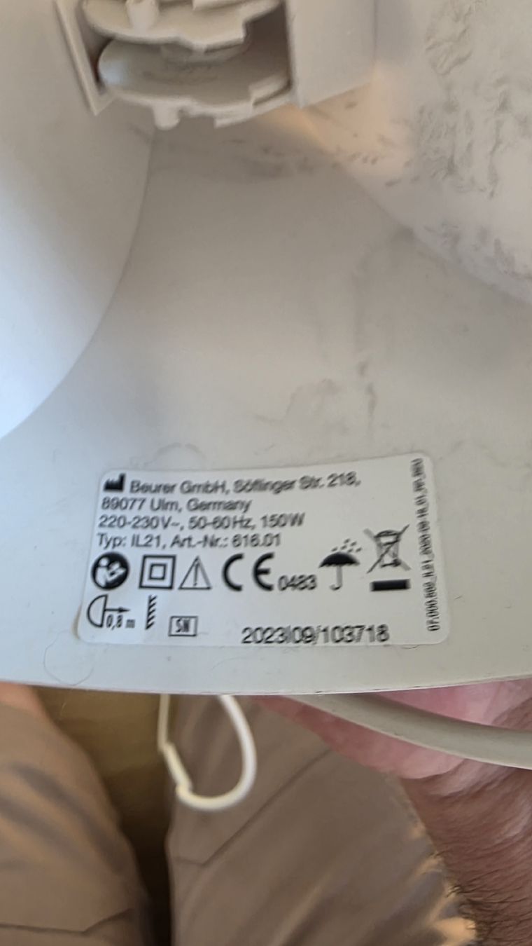Beurer Medizinische Geräte: Infrarot-Lampe Beurer IL21  – Gebraucht aus Burgdorf von Handera 2