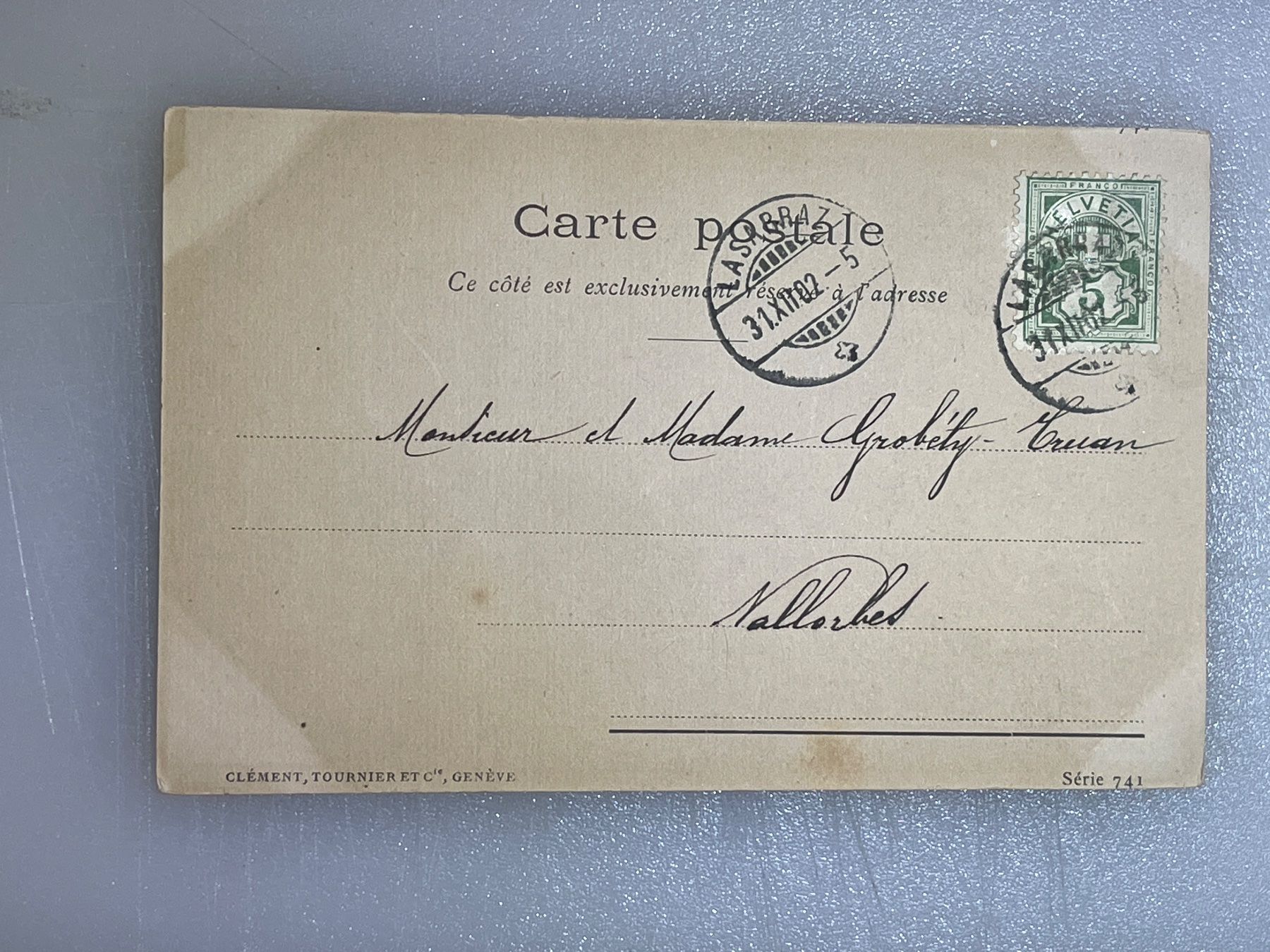 Cartoline postali: Alte Ansichtskarte, Gruss, 1902, – Usato da Strengelbach venduto da Aschatan5 1