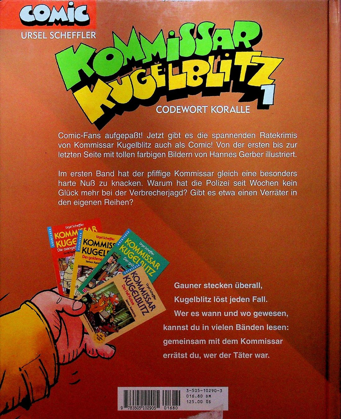 Fumetti: Ursula Scheffler, H. Gerber Kommissar Kugelblitz  Comic – Usato da Reitnau venduto da Zaomir 1