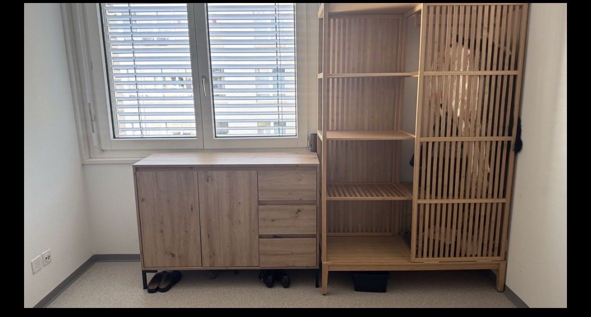 Cassettiere: Kommode Sideboard Holzoptik mit 3 Schubladen neuwertig – Nuovo (secondo la descrizione) da Zürich venduto da Tefabastias7 1